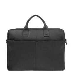 DSTRCT Fletcher Street Working Bag Laptoptas 17'' Black -Mode Tassenwinkel dstrct 016720 10 achterkant