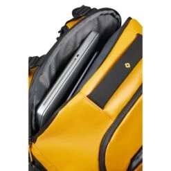 Samsonite Ecodiver Travel Backpack M 55L Yellow -Mode Tassenwinkel ecodiver travel backpack laptop compartment 5