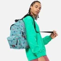 Eastpak Padded Pak'r Rugzak Nostalgia Aqua -Mode Tassenwinkel ek000620 9a5 alt004 uc216814 mhigh