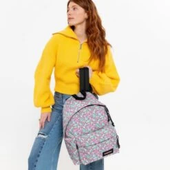 Eastpak Padded Pak'r Rugzak Ditsy Turquoise -Mode Tassenwinkel ek000620 u52 alt001 uc220625 mlow