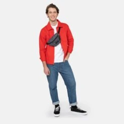 Eastpak Springer Heuptas Knitted Black -Mode Tassenwinkel ek07444w1