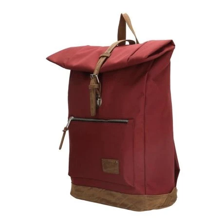 Enrico Benetti Santiago Rolltop Rugtas 15" Bordeaux Rood 3 Enrico Benetti Santiago Rolltop Rugtas 15" Bordeaux Rood - Afbeelding 3