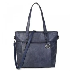 Wimona Evelina Schoudertas Donkerblauw