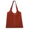 Cowboysbag Suede Handbag Alpha Brandy