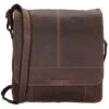 Hide & Stitches Japura Messenger Bag Donkerbruin 20825