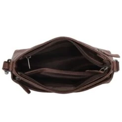 Hide & Stitches Japura Schoudertas 20826 Donkerbruin -Mode Tassenwinkel hide stitches japura schoudertas 20826 donkerbruin 2