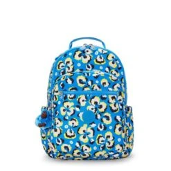 Kipling Seoul Rugzak Leopard Floral