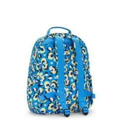 Kipling Seoul Rugzak Leopard Floral -Mode Tassenwinkel kpki4851p2a 2
