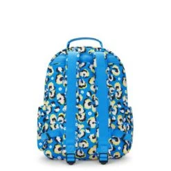 Kipling Seoul Rugzak Leopard Floral -Mode Tassenwinkel kpki4851p2a 7
