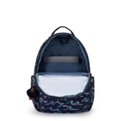Kipling Seoul Rugzak Fun Ocean -Mode Tassenwinkel kpki4851w92 3