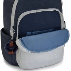 Kipling Seoul Rugzak True Blue Grey 13 Kipling Seoul Rugzak True Blue Grey -Mode Tassenwinkel kpki5140u84 5