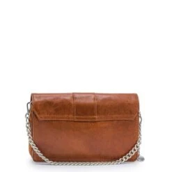 MOSZ Krisbag Telefoontasje Vintage Cognac -Mode Tassenwinkel krisbag vintage cognac achterkant