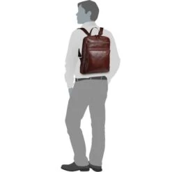 Leonhard Heyden Cambridge Rugzak Red Brown -Mode Tassenwinkel leonhard heyden cambridge 5269 rucksack 6 2