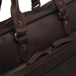 Chesterfield Black Label Richmond Laptoptas 15" Bruin -Mode Tassenwinkel leren laptoptas bruin richmond black label 2