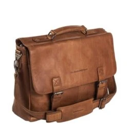 Chesterfield Belfast Business Schoudertas 15.6" Cognac
