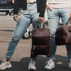 Chesterfield Sanya Rugzak Brown -Mode Tassenwinkel leren rugzak bruin sanya 1