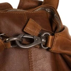Chesterfield Manchester Rugzak Cognac -Mode Tassenwinkel leren rugzak cognac manchester 4