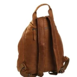 Chesterfield Manchester Rugzak Cognac -Mode Tassenwinkel leren rugzak cognac manchester 5