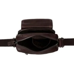 Chesterfield Anna Schoudertas Brown -Mode Tassenwinkel leren schoudertas bruin anna 1