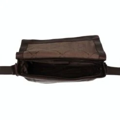 Chesterfield Bay Schoudertas Brown -Mode Tassenwinkel leren schoudertas bruin bay 4