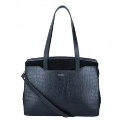LouLou Essentiels Classy Croc Laptop Schoudertas 13" Black