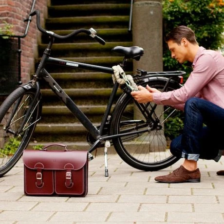 OldSchool Bags Schooltas Extra Large Klassiek Rood 5 OldSchool Bags Schooltas Extra Large Klassiek Rood - Afbeelding 5