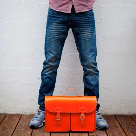 OldSchool Bags Schooltas Extra Large Klassiek Rood 6 OldSchool Bags Schooltas Extra Large Klassiek Rood - Afbeelding 6