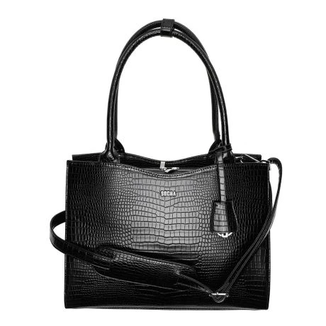 Socha Businessbag Midi 14" Croco Black 5 Socha Businessbag Midi 14" Croco Black - Afbeelding 5