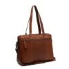 Chesterfield Soft Class Modena Schoudertas 15" Cognac