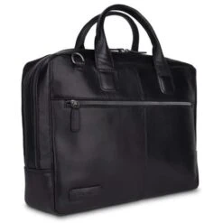 Plevier Flint Laptoptas 2-Vaks 15.6" Zwart -Mode Tassenwinkel plevier flint laptoptas 156 inch 351 1 zwart 3