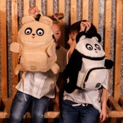 Pick & Pack Rugzak S Teddy Panda Shape Black -Mode Tassenwinkel pp1004 24 pp1003 01 5