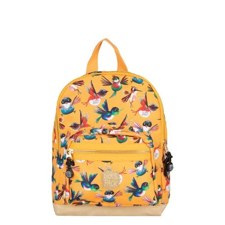 Pick & Pack Rugzak S Birds Citrus 1 Pick & Pack Rugzak S Birds Citrus