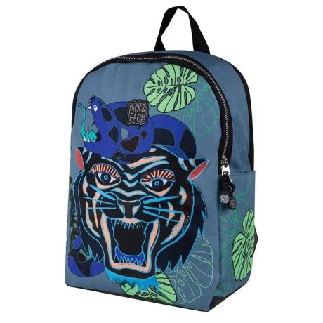 Pick & Pack Rugzak M Dangerous Cat Jeans Blue 2 Pick & Pack Rugzak M Dangerous Cat Jeans Blue - Afbeelding 2