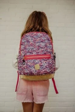 Pick & Pack Rugzak L Tiger Skin Rosa 14 Pick & Pack Rugzak L Tiger Skin Rosa -Mode Tassenwinkel pp20340 45