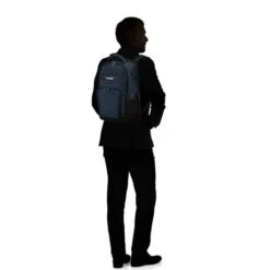 Samsonite Pro-DLX 6 Laptop Backpack 15.6" Blue 23 Samsonite Pro-DLX 6 Laptop Backpack 15.6" Blue -Mode Tassenwinkel prod col 147140 1090 with silhouette