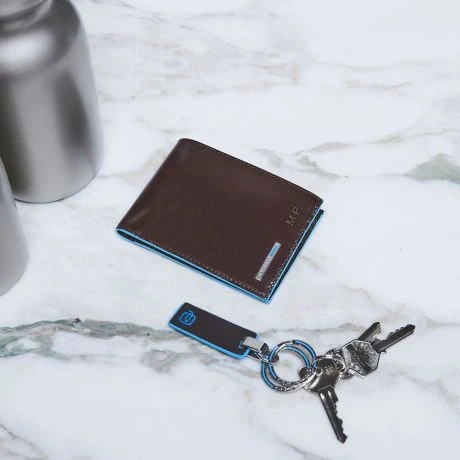 Piquadro Blue Square Men's Wallet With Coin Pocket Black 3 Piquadro Blue Square Men's Wallet With Coin Pocket Black - Afbeelding 3