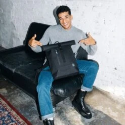 GOT BAG RollTop Lite Backpack 15" Black 15 GOT BAG RollTop Lite Backpack 15" Black -Mode Tassenwinkel rolltop light black moods 03 3