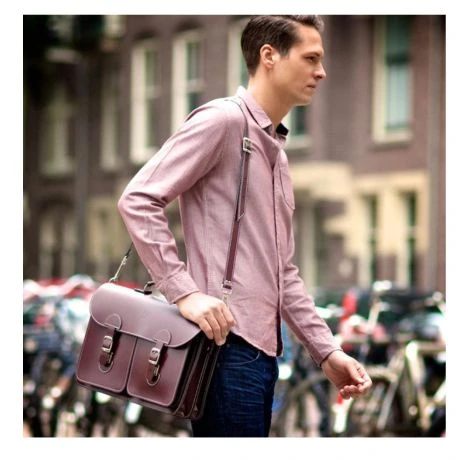 OldSchool Bags Schooltas Extra Large Zwart-Wit 7 OldSchool Bags Schooltas Extra Large Zwart-Wit - Afbeelding 7