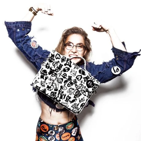 OldSchool Bags Schooltas Extra Large Dark Side Special Fashion Edition 6 OldSchool Bags Schooltas Extra Large Dark Side Special Fashion Edition - Afbeelding 6