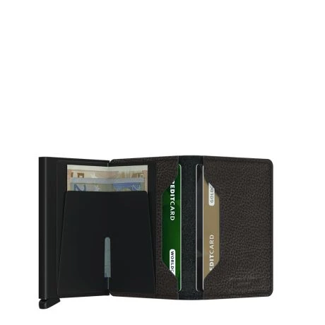 Secrid Slim Wallet Portemonnee Veg Black / Black 2 Secrid Slim Wallet Portemonnee Veg Black / Black - Afbeelding 2