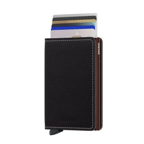 Secrid Slim Wallet Portemonnee Saffiano Brown 2 Secrid Slim Wallet Portemonnee Saffiano Brown - Afbeelding 2