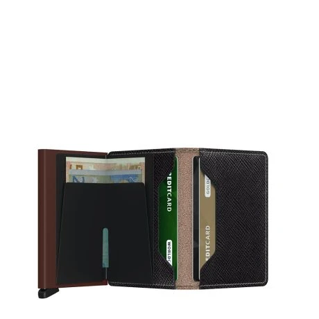 Secrid Slim Wallet Portemonnee Saffiano Brown 5 Secrid Slim Wallet Portemonnee Saffiano Brown - Afbeelding 5