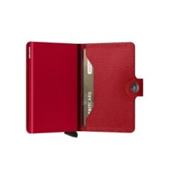 Secrid Mini Wallet Portemonnee Crisple Lipstick -Mode Tassenwinkel secrid miniwallet crisple lipstick semi open