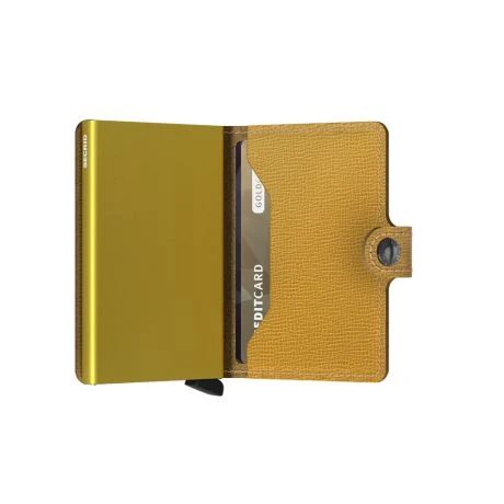 Secrid Mini Wallet Portemonnee Crisple Ochre 4 Secrid Mini Wallet Portemonnee Crisple Ochre - Afbeelding 4