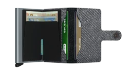 Secrid Mini Wallet Portemonnee Sparkle Silver -Mode Tassenwinkel secrid miniwallet sparkle silver open