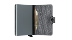 Secrid Mini Wallet Portemonnee Sparkle Silver -Mode Tassenwinkel secrid miniwallet sparkle silver semi open