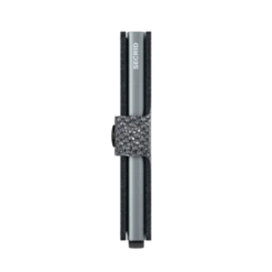 Secrid Mini Wallet Portemonnee Sparkle Silver -Mode Tassenwinkel secrid miniwallet sparkle silver side