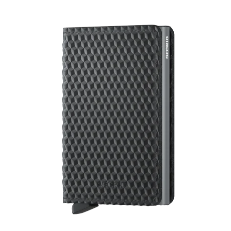 Secrid Slim Wallet Portemonnee Cubic Black-Titanium 1 Secrid Slim Wallet Portemonnee Cubic Black-Titanium