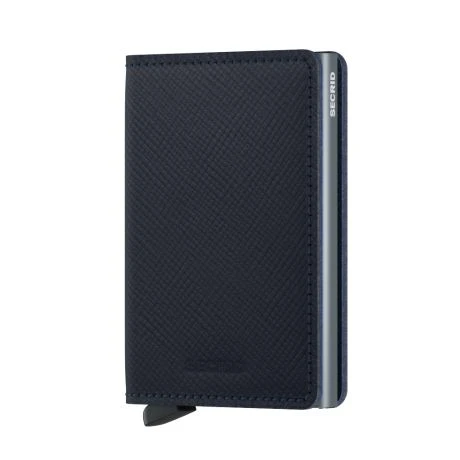 Secrid Slim Wallet Portemonnee Saffiano Navy 1 Secrid Slim Wallet Portemonnee Saffiano Navy