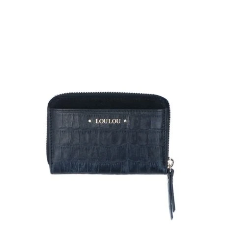 LouLou Essentiels SLB Classy Croc XS RFID Wallet Black 3 LouLou Essentiels SLB Classy Croc XS RFID Wallet Black - Afbeelding 3